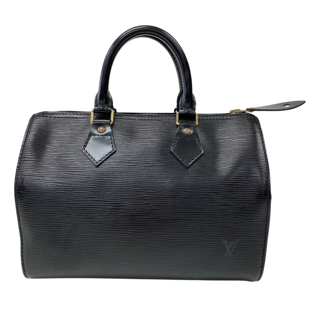 Louis Vuitton Ebony Epi Leather Satchel